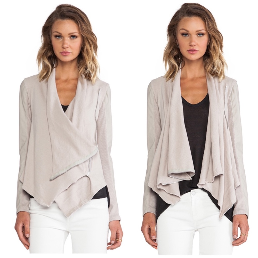 BLANKNYC Private Practice Faux Leather Moto Jacket